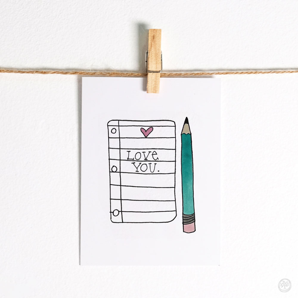 Water Color Valentines